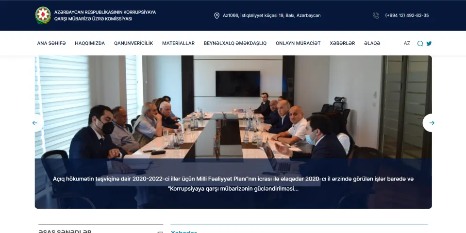 Azərbaycan Respublikasının Korrupsiyaya Qarşı Mübarizə Üzrə Komissiyası